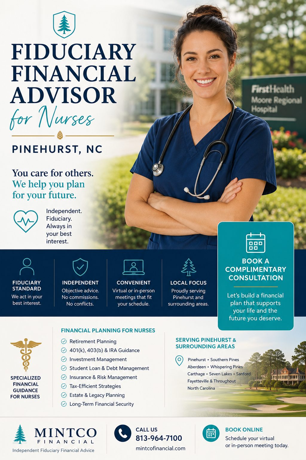 Fiduciary Financial Advisor for Nurses in Pinehurst NC