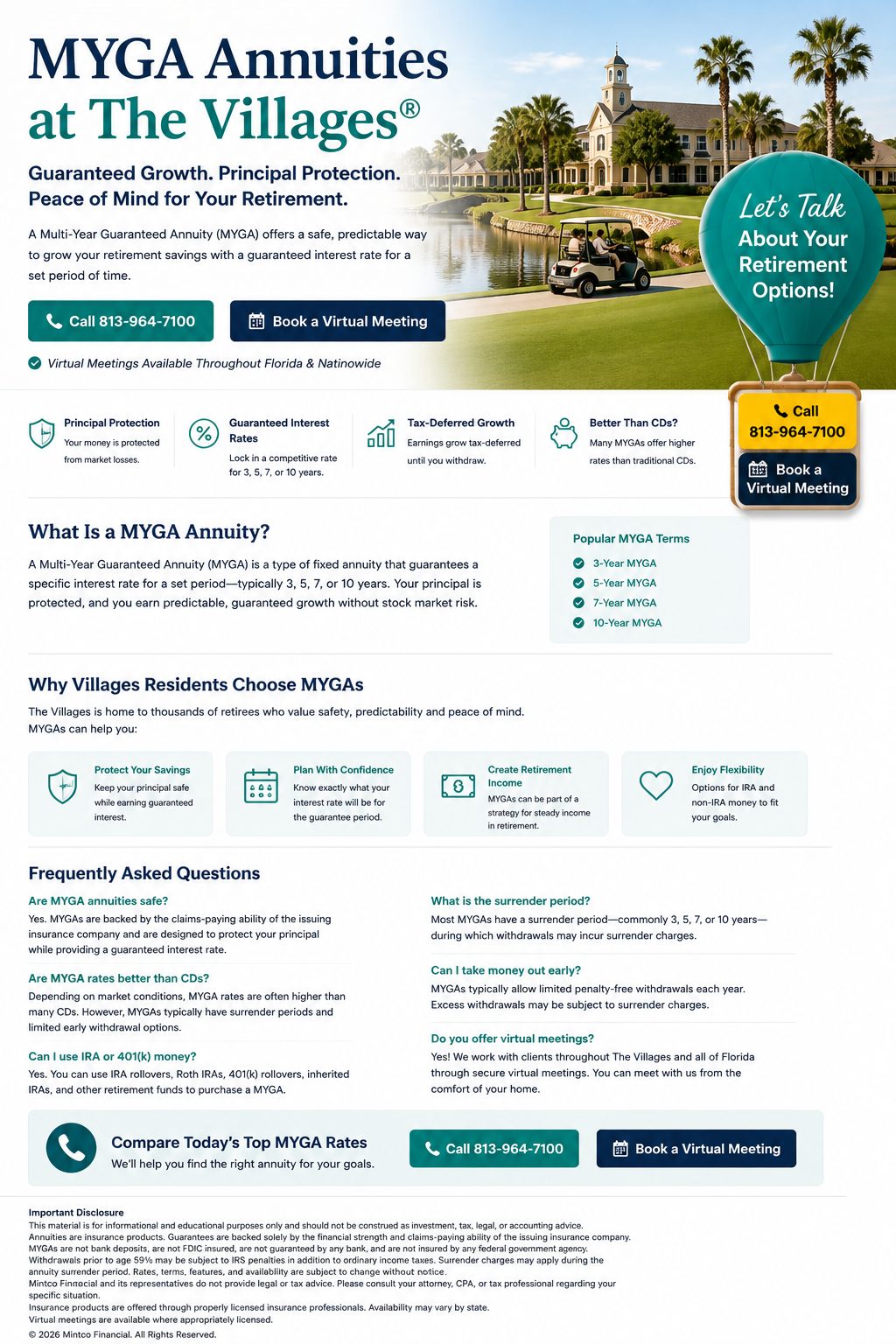 Best MYGA Annuities The Villages