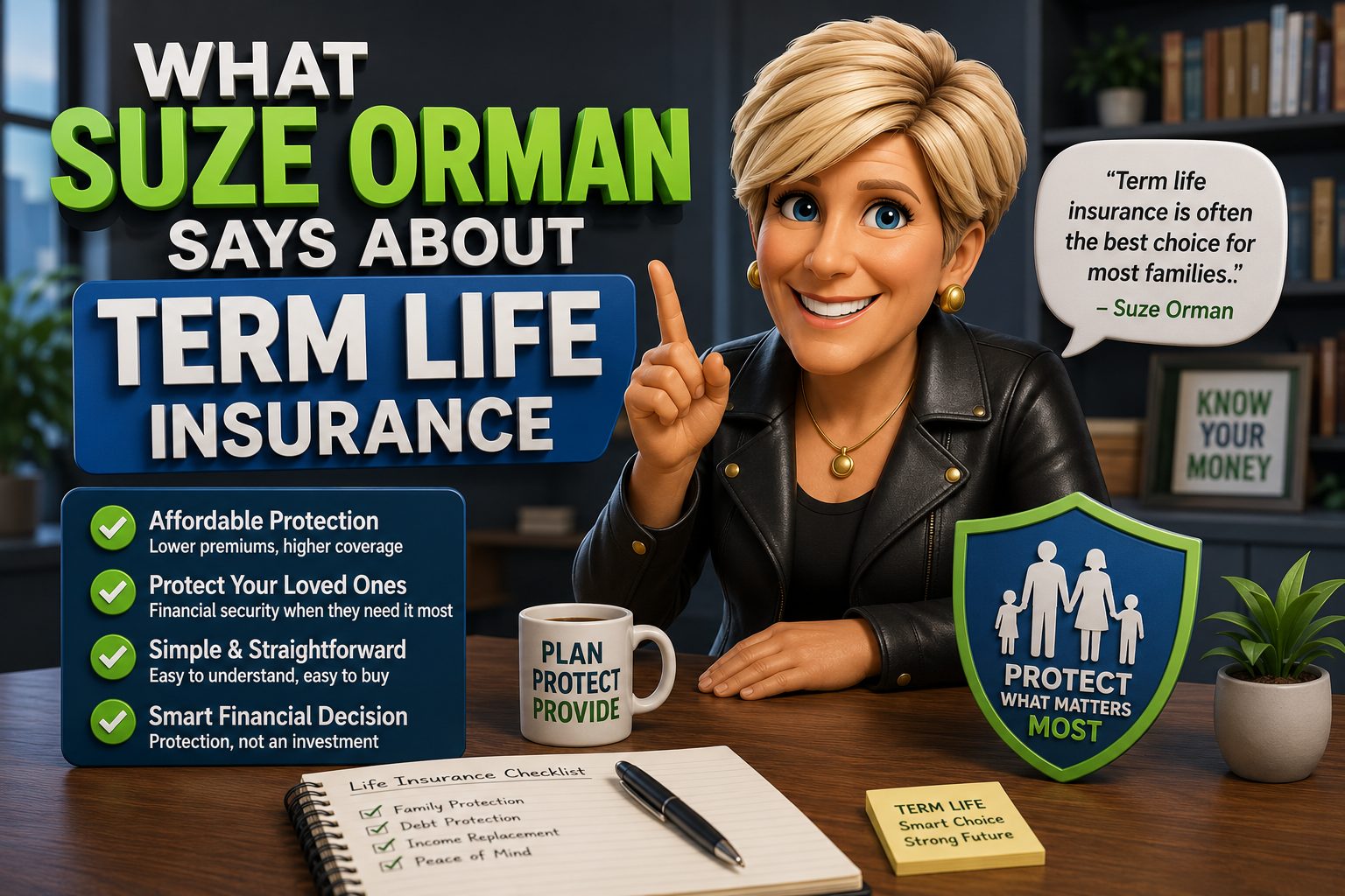 What Suze Orman Says About Term Life Insurance